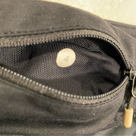 Lululemon skort black zip pocket size 4 Pickleball Gym Jogging “Wet Dry Warm” - Picture 5 of 9